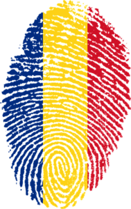 טביעת אצבע - דגל רומניה